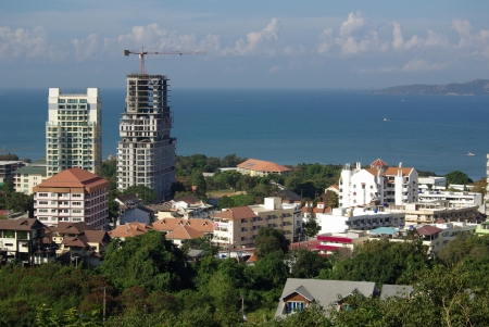 Views of Pattaya from a high point, Thailandのeditorial素材