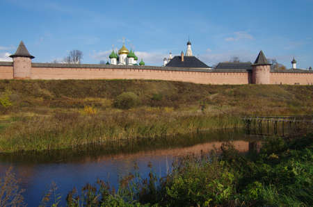 SUZDAL, RUSSIA - October 11, 2014: The Saviour Monastery of Saint Euthymiusのeditorial素材