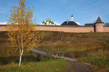 SUZDAL, RUSSIA - October 11, 2014: The Saviour Monastery of Saint Euthymiusのeditorial素材
