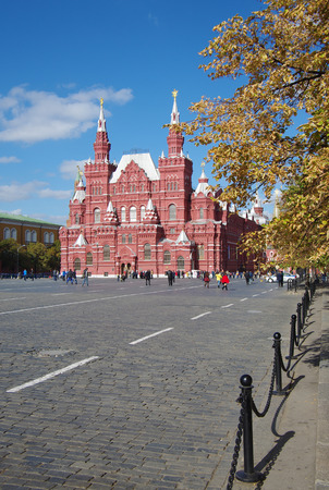 MOSCOW, RUSSIA - September 17, 2014: The State Historical Museumのeditorial素材