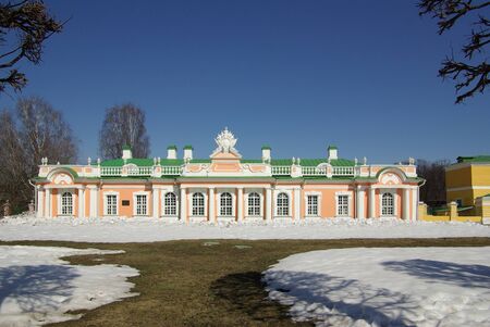 MOSCOW, RUSSIA - April 13, 2013: Kuskovo estate of the Sheremetev family in spring dayのeditorial素材