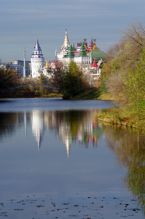 MOSCOW, RUSSIA - October, 2015: The Kremlin in Izmaylovoのeditorial素材