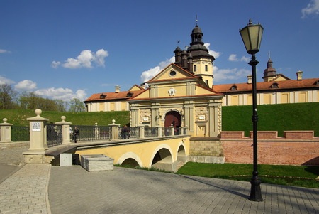 NESVIZH, BELARUS - May, 2013: Radziwill castle in Nesvizh, Belarusのeditorial素材