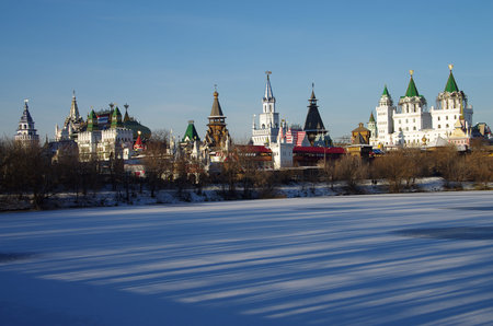 MOSCOW, RUSSIA - November, 2015: The Kremlin in Izmaylovoのeditorial素材
