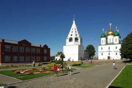 KOLOMNA, RUSSIA - Jule, 2014:  View of historical center in Kolomnaのeditorial素材