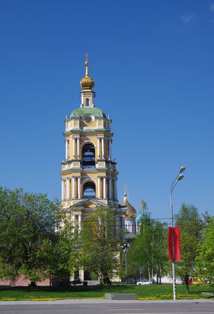 MOSCOW, RUSSIA - MAY, 2016: Novospassky Monastery in spring dayのeditorial素材