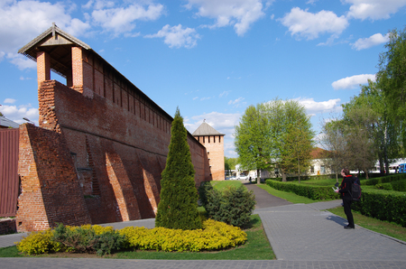 KOLOMNA, RUSSIA - May, 2017: Kolomna kremlin in spring dayのeditorial素材