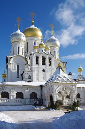 MOSCOW, RUSSIA - February, 2018: Conception Convent in winter dayのeditorial素材