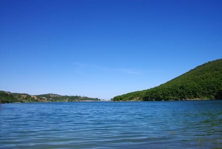 The reservoir in Crimea near Alushtaのeditorial素材