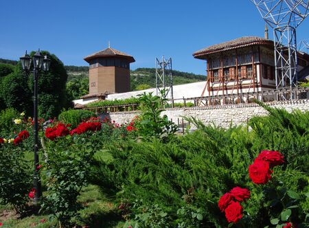 BAKHCHISARAY, CRIMEA - June, 2018: The Khan's Palace or Hansarayのeditorial素材