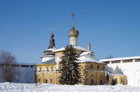 ROSTOV, RUSSIA - February, 2018: Kremlin in Rostov in winter dayのeditorial素材