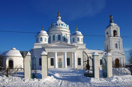 Dukhovskaya Church in Novoeのeditorial素材