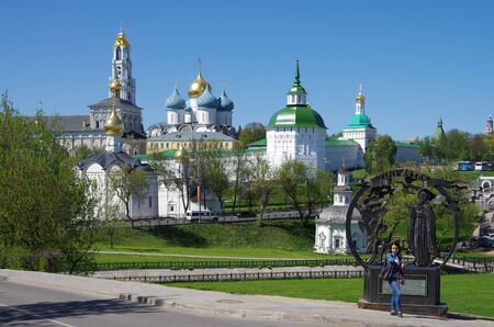SERGIYEV POSAD, RUSSIA - May, 2018: Trinity Sergius Lavra in Sergiev Posadのeditorial素材