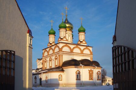 ROSTOV, RUSSIA - January, 2017: Holy Trinity Saint Serguius Varnickiy monastery in Rostovのeditorial素材