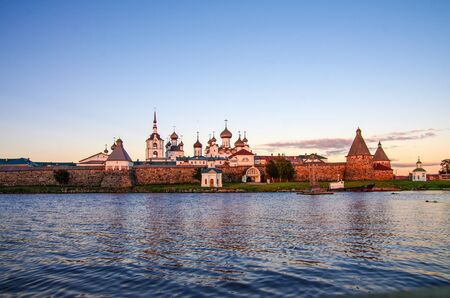 SOLOVKI, REPUBLIC OF KARELIA, RUSSIA - August, 2017: Solovki Monasteryのeditorial素材