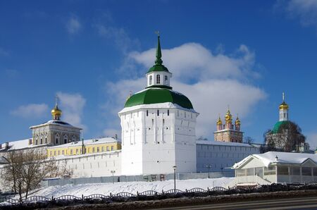 SERGIYEV POSAD, RUSSIA - February, 2018: Trinity Sergius Lavra in Sergiev Posadのeditorial素材
