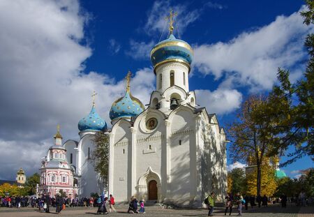 SERGIYEV POSAD, RUSSIA - October, 2016: Trinity Sergius Lavra in Sergiev Posadのeditorial素材