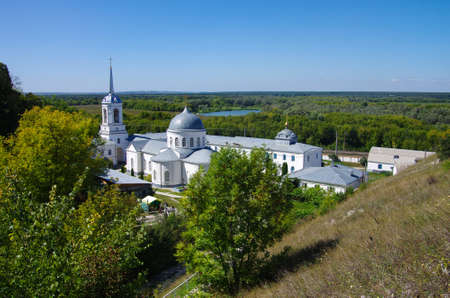 VORONEZH REGION, RUSSIA - August, 2019: Divnogorsk assumption monasteryのeditorial素材