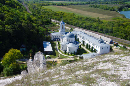 VORONEZH REGION, RUSSIA - August, 2019: Divnogorsk assumption monasteryのeditorial素材