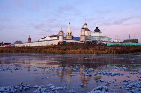 KOLOMNA, RUSSIA - November, 2019: Bobrenev Monastery in autumn dayのeditorial素材