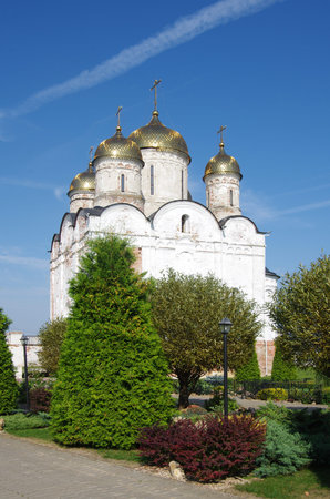 Mozhaisk, Russia - September, 2019: Luzhnetsky Ferapontovsky monastery