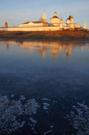 KOLOMNA, RUSSIA - November, 2019: Bobrenev Monastery in autumn dayのeditorial素材
