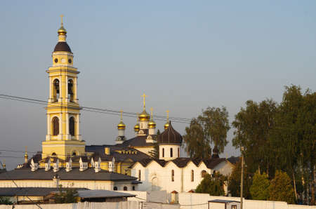 Mikhailovskaya Sloboda, Russia - September, 2019: Community of the Archangel Michael Church in the village of Mikhailovskaya Slobodaのeditorial素材