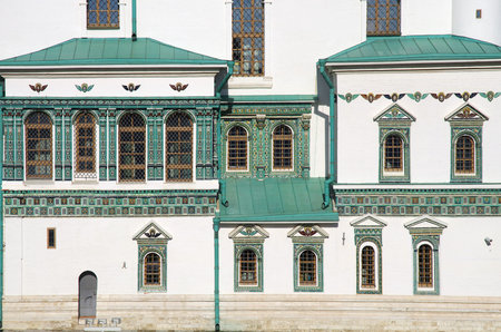 ISTRA, RUSSIA - October, 2019: The New Jerusalem Monastery, also known as the Voskresensky Monasteryのeditorial素材