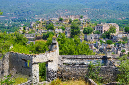 Ghost Town Kayakoy in Turkeyのeditorial素材