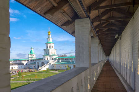 ISTRA, RUSSIA - October, 2019: The New Jerusalem Monastery, also known as the Voskresensky Monasteryのeditorial素材