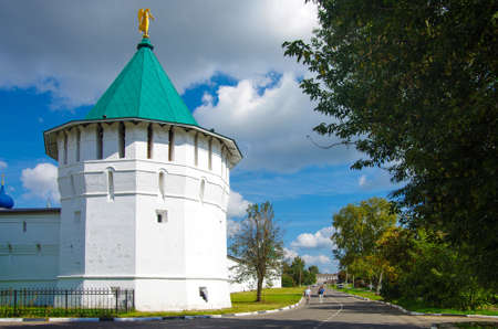 SERPUKHOV, RUSSIA - September, 2019: Vysotsky Monastery is a walled Russian Orthodox monasteryのeditorial素材
