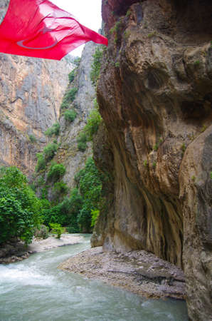 SaklÄ±kent, Turkey - June, 2019: A view from the canyon in SaklÄ±kent National Parkのeditorial素材