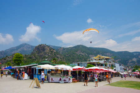 Oludeniz, Turkey - June, 2019: View of the city in summer dayのeditorial素材