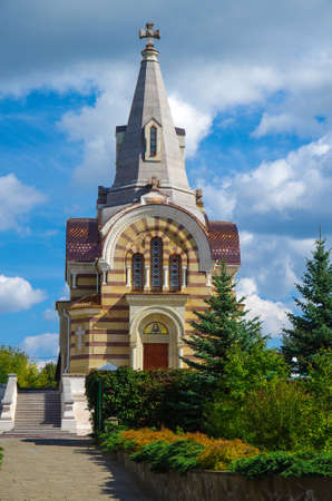 SERPUKHOV, RUSSIA - September, 2019: Vysotsky Monastery is a walled Russian Orthodox monasteryのeditorial素材