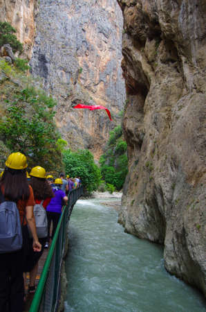 SaklÄ±kent, Turkey - June, 2019: A view from the canyon in SaklÄ±kent National Parkのeditorial素材