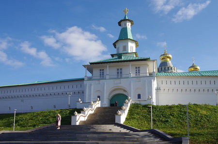 ISTRA, RUSSIA - October, 2019: The New Jerusalem Monastery, also known as the Voskresensky Monastery