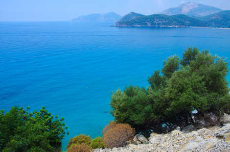 Coastline in Oludeniz, Turkeyのeditorial素材