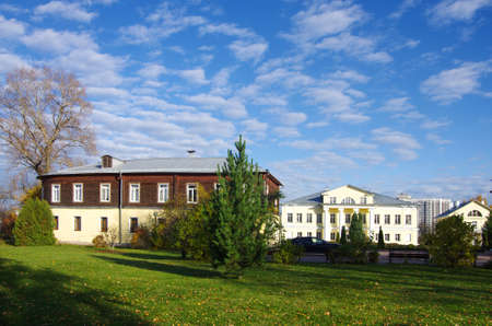 MOSCOW, Russia - October, 2019: Sviblovo Manor on a sunny autumn dayのeditorial素材