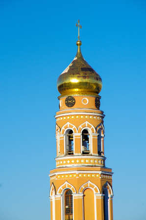 VILLAGE NOVYY BYT, CHEKHOV DISTRICT, RUSSIA - November, 2018: The monastery of the Ascension of David desertのeditorial素材