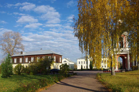 MOSCOW, Russia - October, 2019: Sviblovo Manor on a sunny autumn dayのeditorial素材