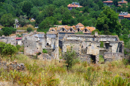 Ghost Town Kayakoy in Turkeyのeditorial素材