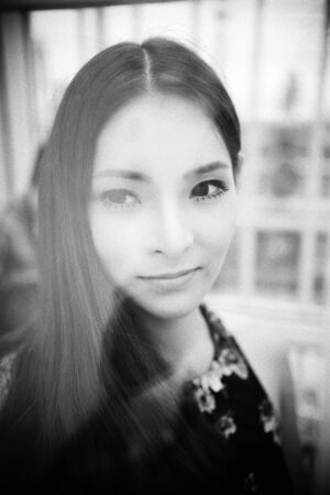 Beautiful asian woman, beautiful faceの写真素材