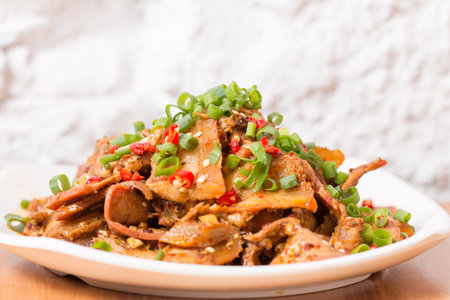 China dishes, Pork Lungs in Chili Sauceの写真素材