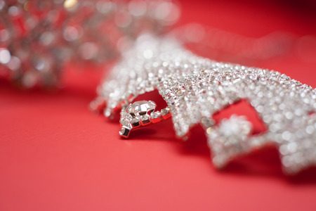 A diamond crown, wedding jewelryの写真素材