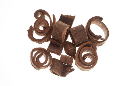 Chinese herbal medicine, photo on a white background