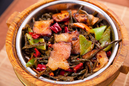 Steamed riceの写真素材