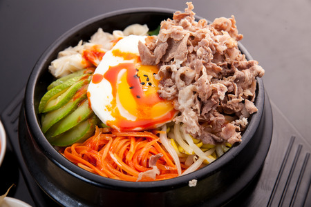 Bibimbap, Korean foodの写真素材