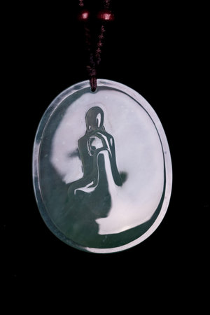 A hard jade, jade, Chinese highly, very valuableの写真素材