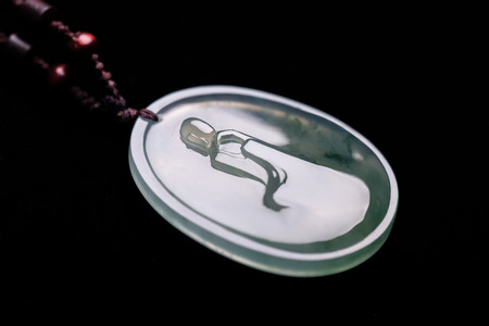 A hard jade, jade, Chinese highly, very valuableの写真素材