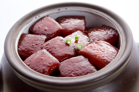 Pork braised in brown sauce, Chinese dishes